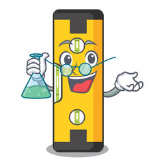 Poster - Professor spirit level in the mascot shape