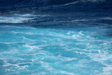 Fototapeta  - Meer Ozean Meerwasser mit verschiedenen Wasserfarben