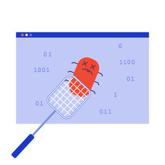 Poster - Software bug, computer bugs fixing