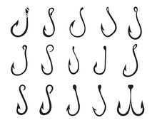 Hook Symbol And Logo Icon Vectors