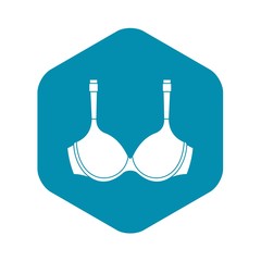 Sticker - Lingerie icon. Simple illustration of lingerie vector icon for web