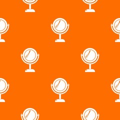 Poster - Mirror pattern vector orange for any web design best