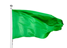 Green Flag Isolated