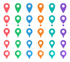 Poster - Set of pointers. Marker for maps.