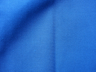 Poster - blue fabric cloth texture