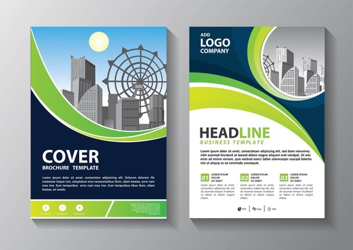 Brochure design, cover modern layout, annual report, poster, flyer in A4 with colorful triangles, geometric shapes for tech, science, market with light background