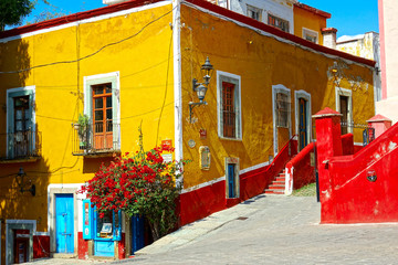 Wall Mural - Mexico Guanajuato Colonial city