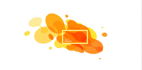 Fototapete - Abstract geometric shapes. Liquid gradient banners isolated on white background. Fluid vector background. Gradient geometric banners with flowing liquid shapes and lights. Dynamic Fluid design for