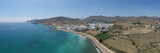 Fototapeta Do pokoju - Panorámica aérea del pueblo costero de Las Negras, Cabo de Gata, Almería