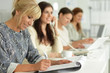 © aletia2011 - Portrait of women working together in office