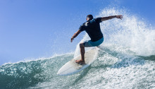 Surfer Waves In Brazil