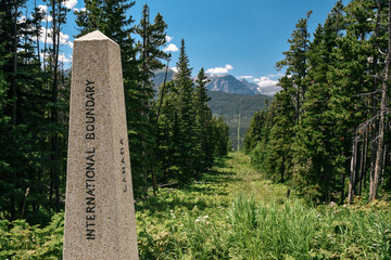 Wall Mural - Glacier National Park in Montana During Summer