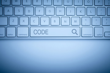 code concept for business