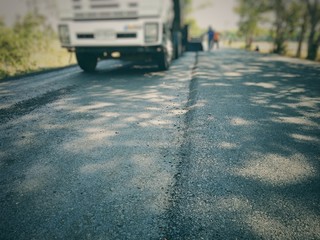 Wall Mural - Road construction