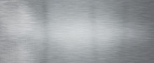 Brushed Steel Plate Background Texture Horizontal