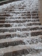 Acqua sugli scalini