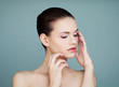 © artmim - Young pretty woman with clear skin portrait