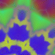 © supermimicry  - Colorful kaleidoscope halftone pattern background. Extra large design element.