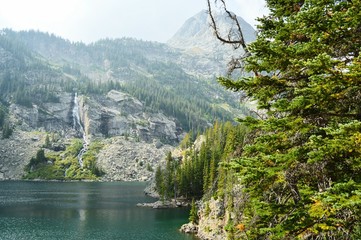 Wall Mural - lake in the mountains