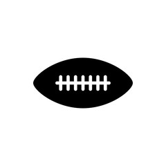 Poster - Vector image of isolated ball icons for American football. Design a flat ball icon for American football