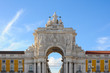 Rua Augusta Arch, triumphal arch-like on the Praça do Comércio (Commerce Square) in Lisbon, Portugal