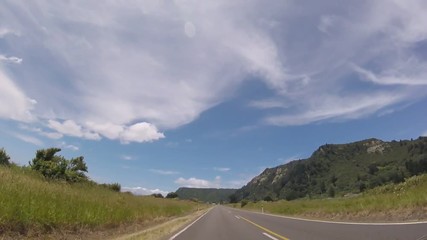 Wall Mural - POV Drive in Bay of Plenty, New Zealand