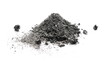 © dule964 - Ash pile isolated on white background, texture