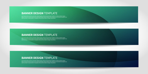 vector banners with abstract geometric background. website headers or footers design