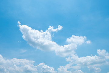 Wall Mural - blue cloudy sky