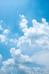 Wall Mural - blue cloudy sky