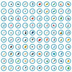 Poster - 100 www icons set in isometric 3d style for any design vector illustration