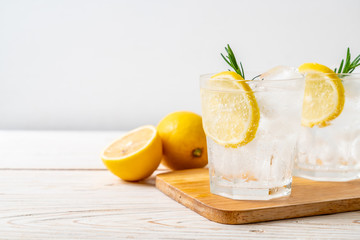 Canvas Print - ice lemonade soda