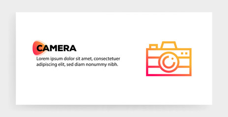 Poster - CAMERA ICON CONCEPT