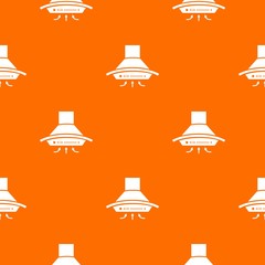 Poster - Cooker hood pattern vector orange for any web design best