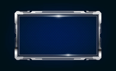Poster - abstract hud ui gui future futuristic screen system virtual design. vector illustration eps10