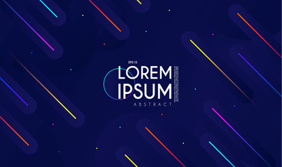 Wall Mural - minimal geometric motion design. dynamic space. abstract colorful background.