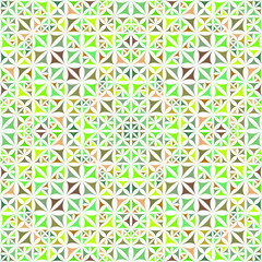 Poster - Colorful abstract repeating curved triangle kaleidoscope pattern wallpaper - geometric vector background graphic
