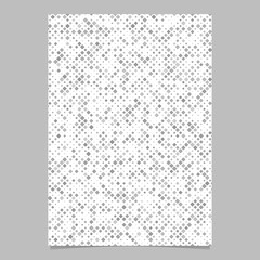 Poster - Grey geometrical diagonal rounded square pattern background poster template - vector graphic