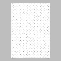 Grey abstract dot pattern brochure background - vector stationery template design