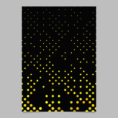 Poster - Abstract dot pattern background flyer template - vector design