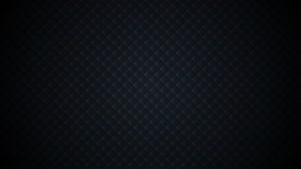 Sticker - Dark background with rhombus. Black and blue color background. Gradient 3D texture. Vector illustration.