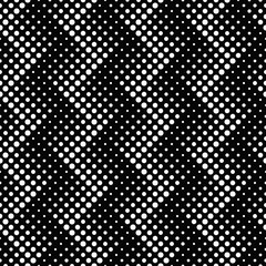 Poster - black and white geometrical dot pattern background design - abstract vector illustration