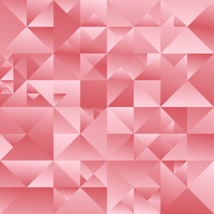 Poster - Minimal dynamic color gradient triangle mosaic background - polygonal abstract geometrical vector graphic design