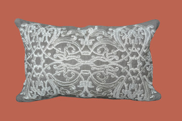 Canvas Print - Decorative pillow with a pattern.