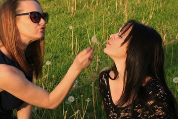 Two Women in a Park