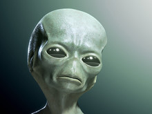 3d Rendered Illustration Of A Humanoid Alien