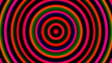 Poster - 3d bright hypnotic spirals, swirling radial vortex background, computer generated art creative