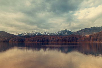  Eibsee a lake southwest of Garmisch-Partenkirchen, Bavaria Germany