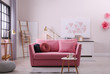 © New Africa - Stylish living room interior with comfortable sofa