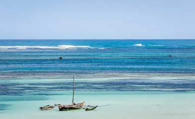 Sticker - Amazing Diani beach seascape, Kenya